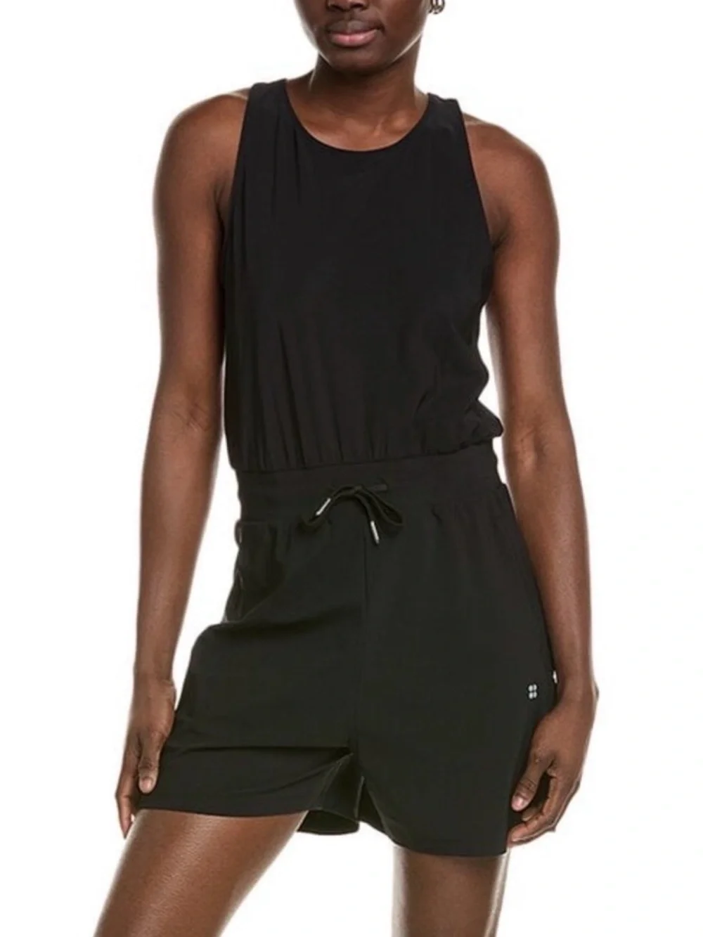 Sweaty Betty Explorer Shorts Romper Navy Athletic Tennis Pickleball Outfit M/8 - Picture 9 of 10